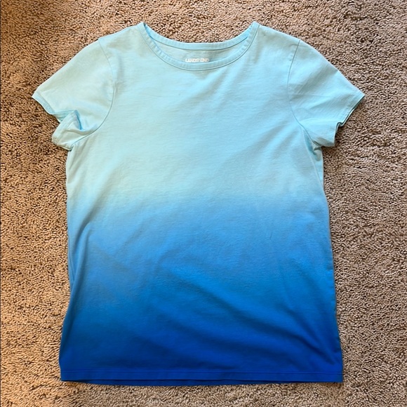 Lands' End Light Blue T-Shirt - Picture 1 of 3